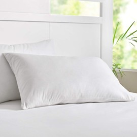 Pikolin Home Cushion Cover, Breathable, Mite-Proof 90 x 40 cm (Pack of 2) White