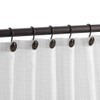 iToplin Metal Shower Curtain Hooks, Oil-Rubbed Bronze Rustproof Decorative Shower