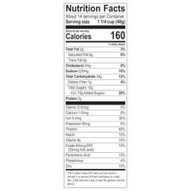 Waffle Crisp Breakfast Cereal, Sweetened Waffle Shaped Cereal, 20 OZ Box