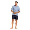 Comte Men's Short Single Jersey, lightblue