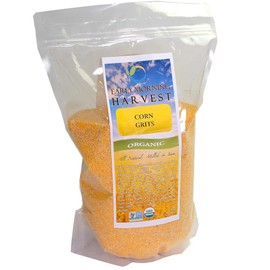Early Morning Harvest Organic Corn Grits - Made from Non-GMO Yellow Corn - Authentic, Old Fashioned Grits for Cereal, Porridge & Polenta, USA-Grown, Small Batch Ground, Stone Ground, Certified Organic GMO Free (2, Pounds)