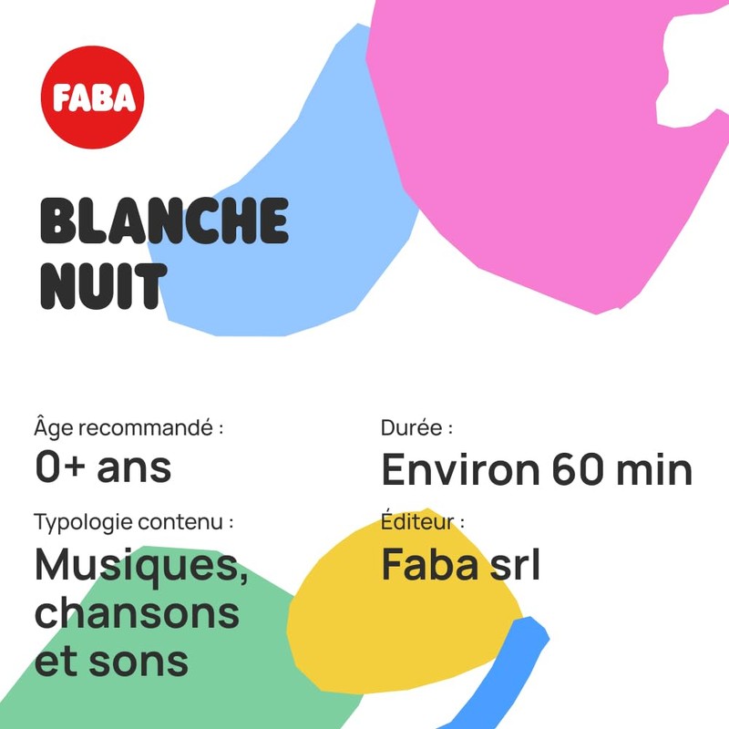 FABA - White Sound Night Songs for Children from 0