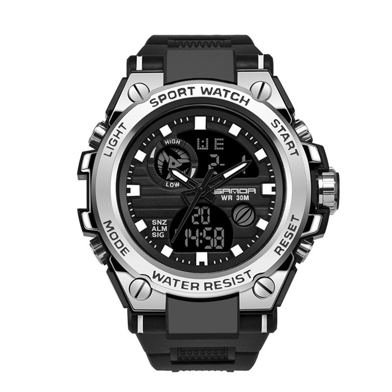SANDA Sanda 739 outdoor sports dual display movement multi-kinetic electronic