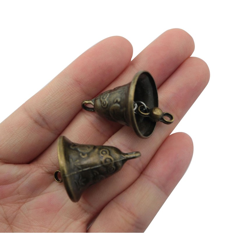 XGNG 12PCS Mini Jingle Bells Decorative Bells Christmas Tree Pendants