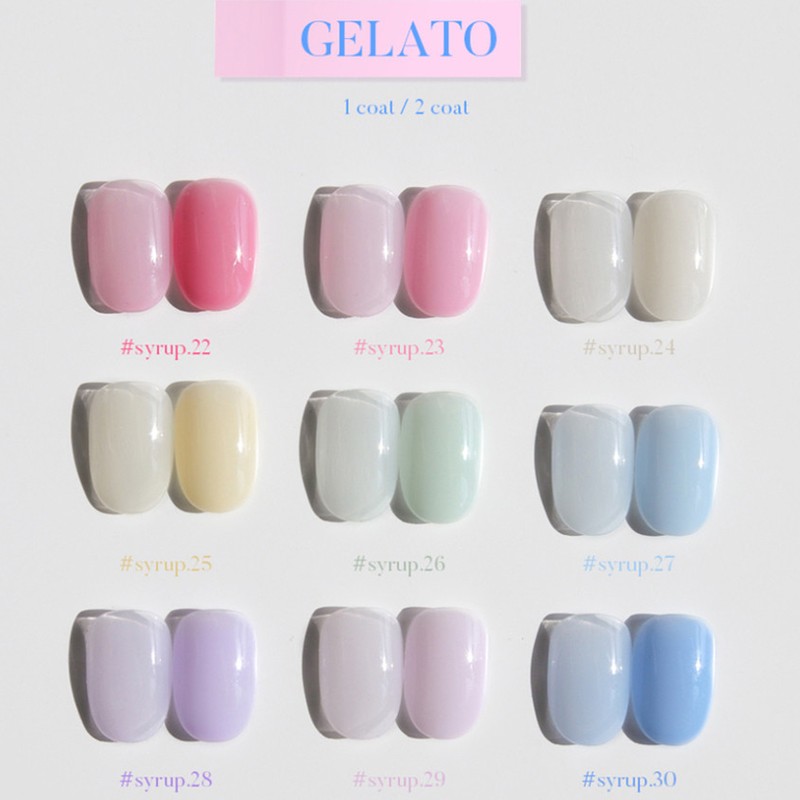 classic nail Yogurt Gel Syrup Gel Nail + 30 Parts