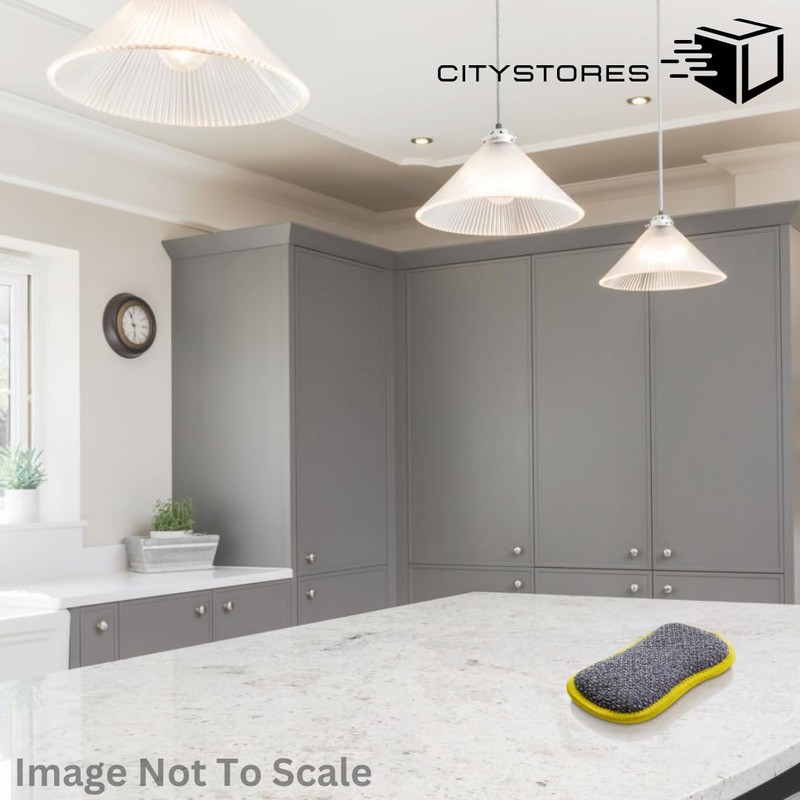 Citystores® EC Washing Up Pad Reusable Dual-Sided Sponge Scrubber Eco-Friendly,