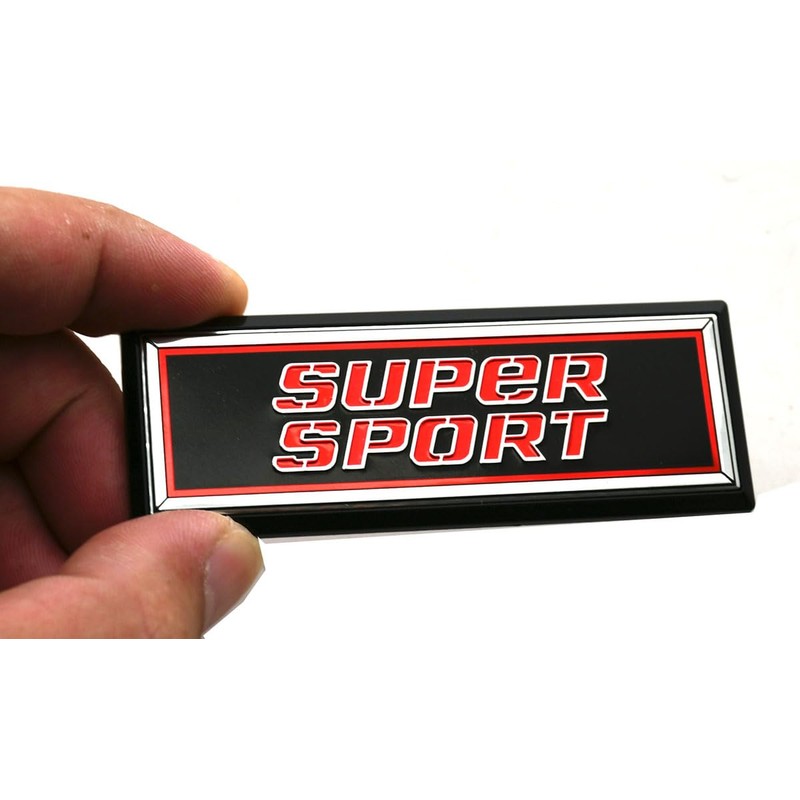 1pc New Super Sport Dash Emblem 3D Badge Replacement for