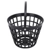 Black Golf Ball Basket Nylon Plastic Golfball Container Golf Ball