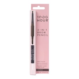 1000 Hour 3-In-1 Brow Pencil 2.1g, Dark Brown