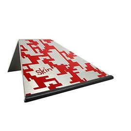 SkinLegis Bookend (Aluminium) – TAX – Non-Slip/72 mm (e.g. for Tax Laws), red, Strap.