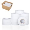 KIWIHUB 12 Pack White Flagging Tape, Non Adhesive Surveyors Tape,