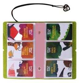 co2CREA Storage Bag Transparent Card Holder Designed for Yoto Player Kids Audio Music Cards- Holds up to 180 Yoto Story Cards Children’s Audiobook Cards