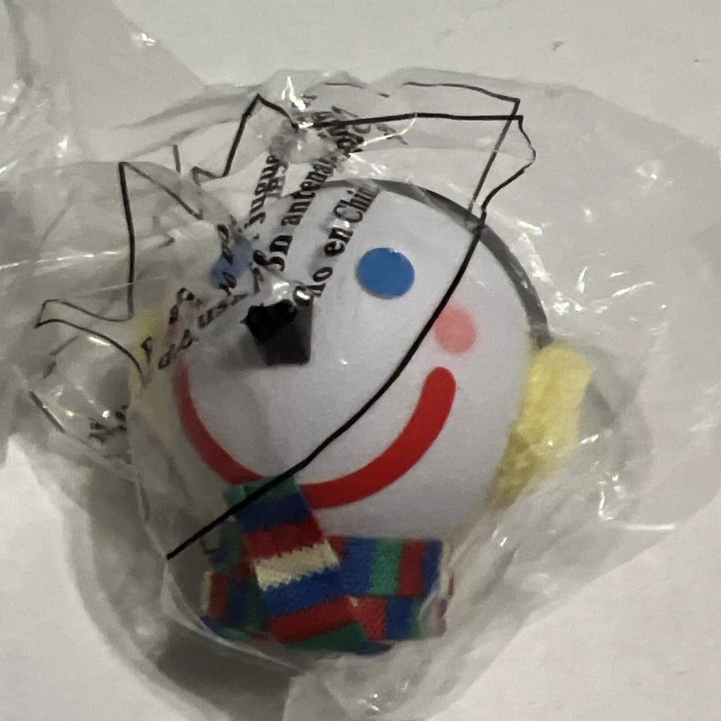 NIB~ SEALED “WINTER” JACK IN THE BOX ANTENNA BALL/MIRROR DANGLE