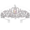 Crystal Tiara Crown Headband Princess Elegant Crown with combs for
