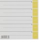 Leitz Register für A4, Deckblatt und 10 Trennblätter, Taben individuell