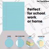 1InTheOffice Colored Filler Paper 8.5x11, Wide Ruled Lined, Pastel, 200/Pack