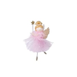 CGB Giftware | Sugarplum Pink Angel Hanging Decoration | Holiday and Bedroom Home Accessory | Gift For Children & Home | Joy To The World Range | GB06714