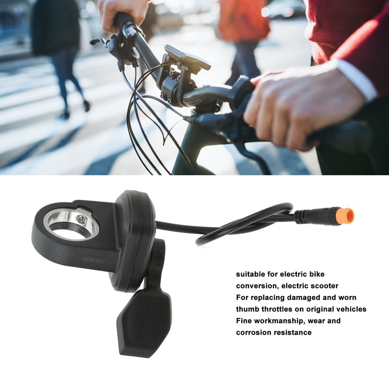 Thumb Throttle Universal Replacement Waterproof Connector Thumb Trigger Throttle for