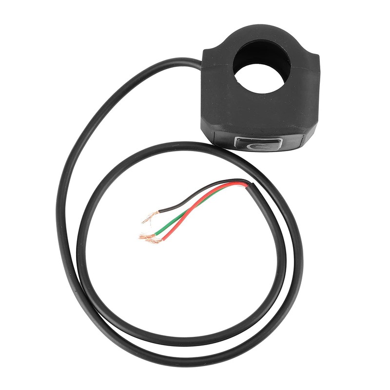Motorcycle Handlebar Switch, 22mm 7/8 Inch Handlebar Headlight Control Push