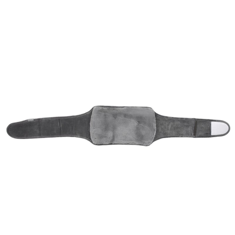 Uterus Warming Waist Belt Dark Gray Adjustable Thick Soft Plush