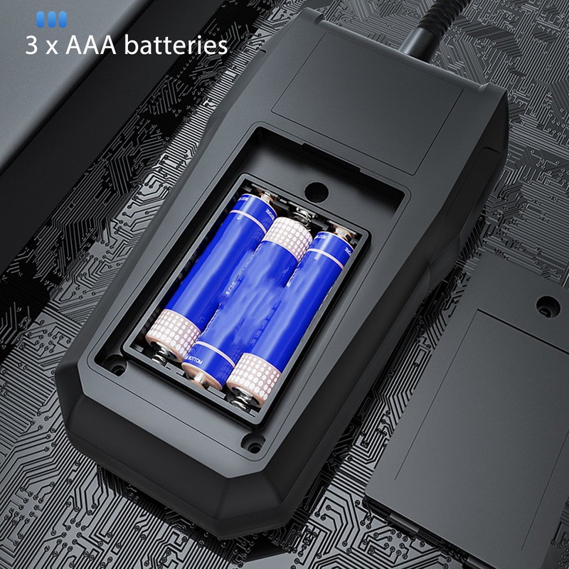 Combustible Gas Detector 50‑50000PPM LCD Display Screen Portable Gas Leak