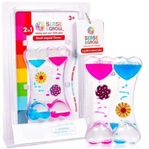 Be Amazing! Toys Sense & Grow Duo Hypnotic Liquid Timer for Kids