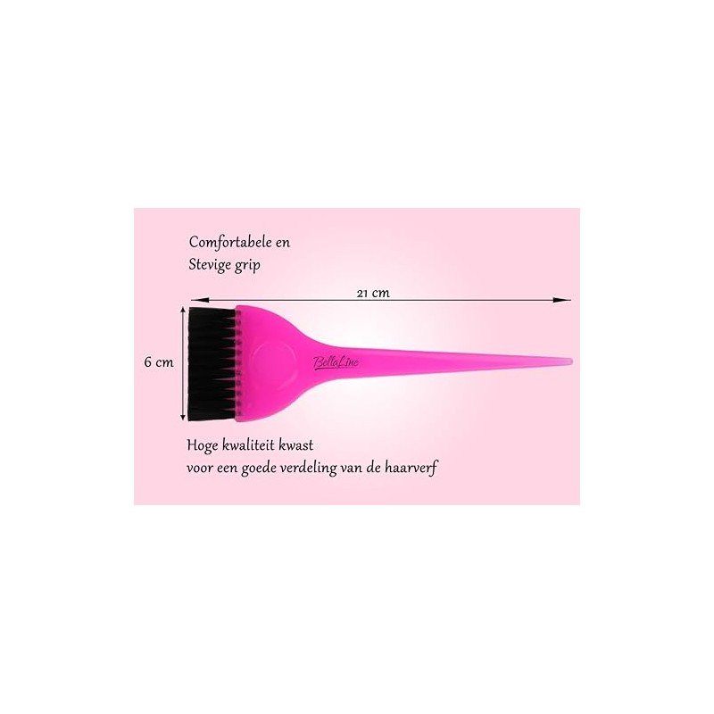 Hair Dye Set 7 Pieces Pink