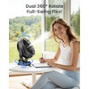 Koonie 10000mAh Battery Operated Misting Fan with Clip, Portable 8''