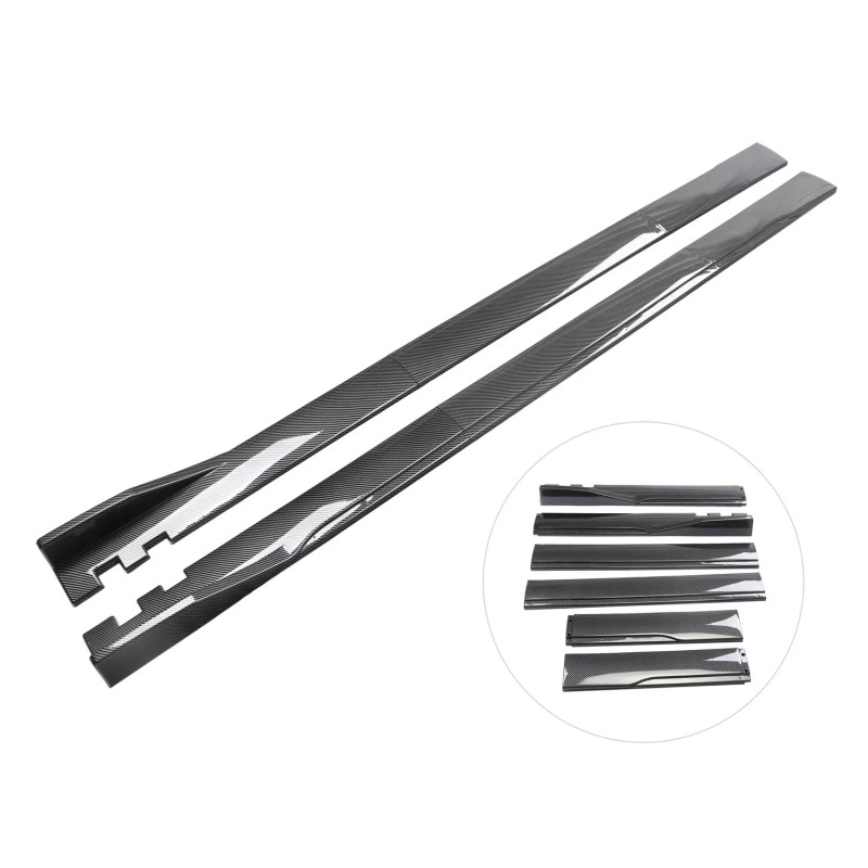 Unbranded For Nissan Versa Note Carbon Fiber Front Bumper Lip