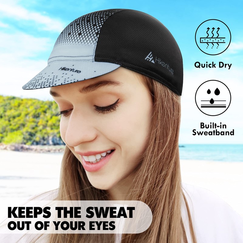 Hikenture - Gorra de ciclismo para hombres y mujeres, sombrero
