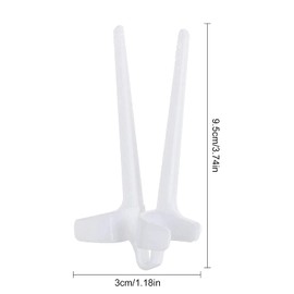 Pack of 4 Finger Sticks for Gamers, Hand-Free Snack Finger Chopsticks Finger Chopsticks for Gaming Snack Chopsticks for Gamer Plastic Snack Food Tongs Clamps Lazy Aid Sticks (Multi-Colour)