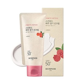 Protector Solar en Crema Berry Glowing Sun Cream SPF50+ PA++++ de Skinfood de 50ml