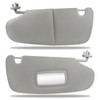 SHENKENUO Gray Left Driver & Right Passenger Side Sun Visor