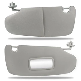 SHENKENUO Gray Left Driver & Right Passenger Side Sun Visor Compatible with (2002-2009) Dodge Ram 1500 2500 3500,Sun Visor Replacement Number 1CT18TL2AA (Drive & Passenger Side)