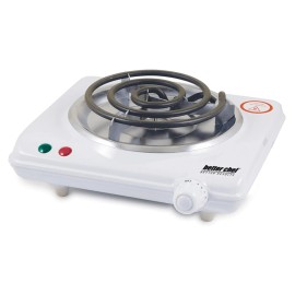 Better Chef Electric Countertop Single Burner with Thermal Safety Shut-Off