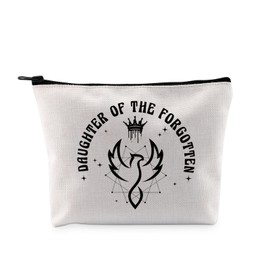 G2TUP Funny Book Gift Daughter of The Forgotten Makeup Bag Book Reader Cosmetic Bag Bookish Gift (of The Forgotten CB)