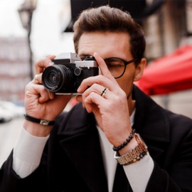 18K Gold Plated Roman Numeral Cubic Zirconia Ring for Women, Square CZ Gold Rings for Men, Spinner Silver Mens Rings Stainless Steel Size 5-13 (7)