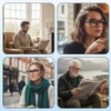 Chrome Heart Glasses with Blue Light Filter, Clear Glasses Men