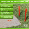 Blue Marking Whiskers with Stakes - 100 Pack - Durable
