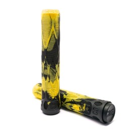 CORE Pro Handlebar Grips, Super Soft 170mm Longneck Universal Cycling Grip fits all Stunt Scooters BMX & Mountain Bikes, Premium comfort Bicycle - Wasp (Yellow/Black)