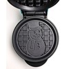 Nostalgia MyMini Personal Electric Snowman Waffle Maker, 5-Inch Cooking Surface,