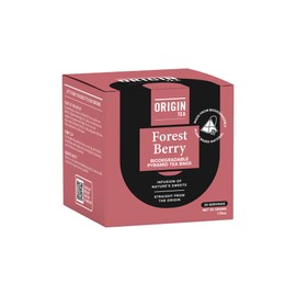 Origin Tea Forest Berry Caffeine Free Pyramid Herbal Tea Bags (20 bags)