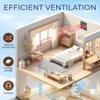 18" x 18" Aluminum Gable Vent for Houses, Metal Shed