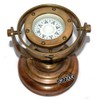 Antique Vibes Fathers Day Maritime Brass Nautical Compass on Wood