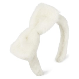 Gymboree,and Toddler Headbands and Headwraps,Furry White,One Size