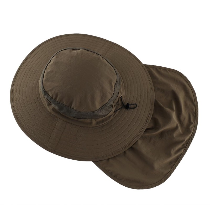 Connectyle Outdoor Unisex UPF 50+ Mesh Safari Hat, Wide Brim,