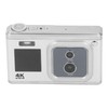 Digital Camera 4K HD Dual Cam Dual IPS Screen 16X