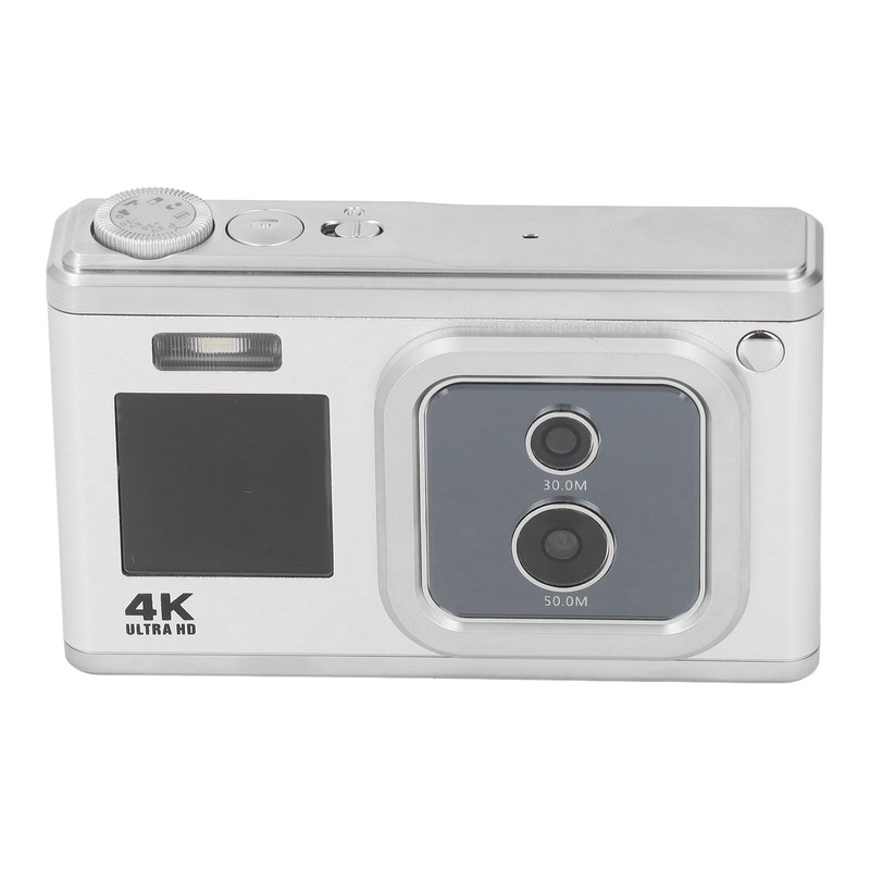 Digital Camera 4K HD Dual Cam Dual IPS Screen 16X