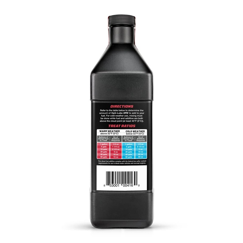Opti-Lube XPD All-Season Diesel Fuel Additive - Quarts (2 Quarts