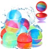 Reusable Water Bomb Balloons for Kids Adults, Latex-Free Silicone Easy